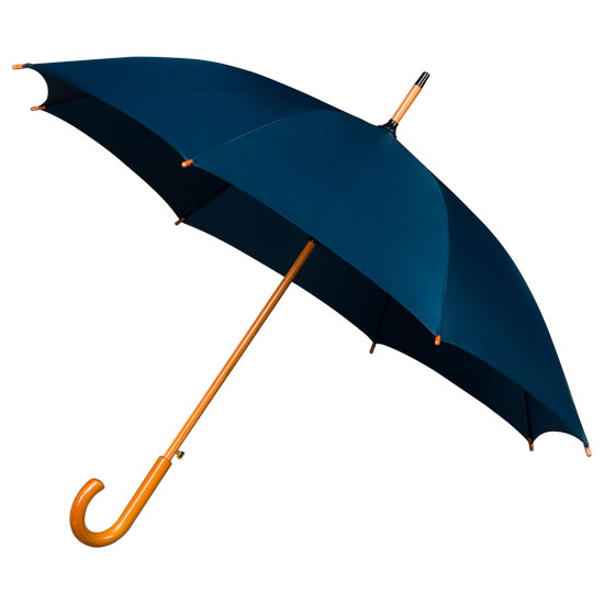 donkerblauwe paraplu